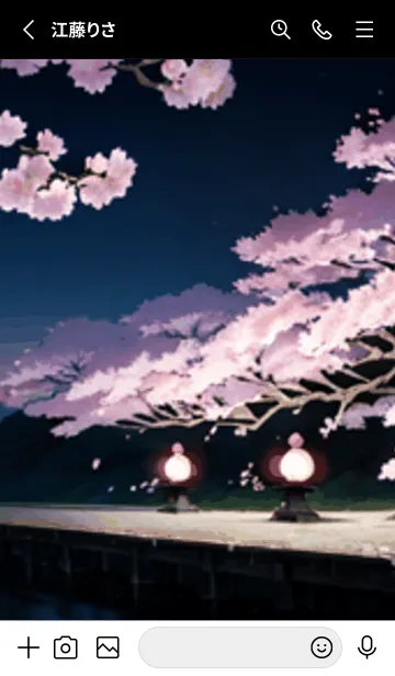 [LINE着せ替え] 桜花爛漫 #DGHK06。の画像2