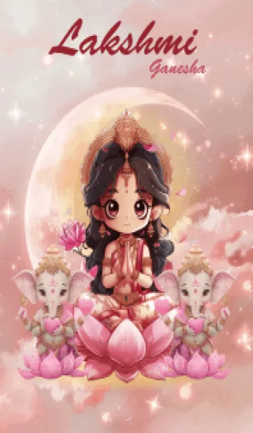 [LINE着せ替え] Lakshmi, Ganesha, wealth, rich(JP)の画像1