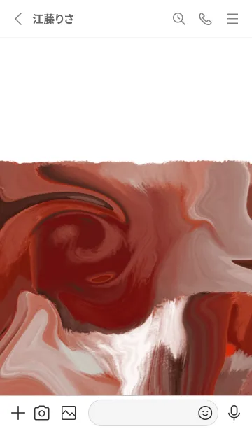 [LINE着せ替え] 油絵アート【le soleil paint 720】の画像2