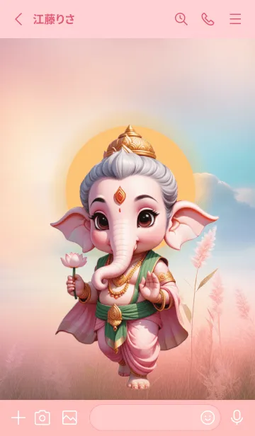 [LINE着せ替え] Ganesha  Money & Rich Theme  (JP)の画像2