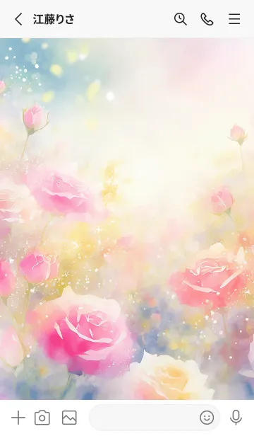 [LINE着せ替え] 薔薇(バラ)の花の着せかえ(R3212)の画像2