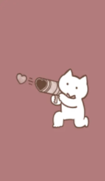 [LINE着せ替え] 推しねこ(dusty color3-01)の画像1