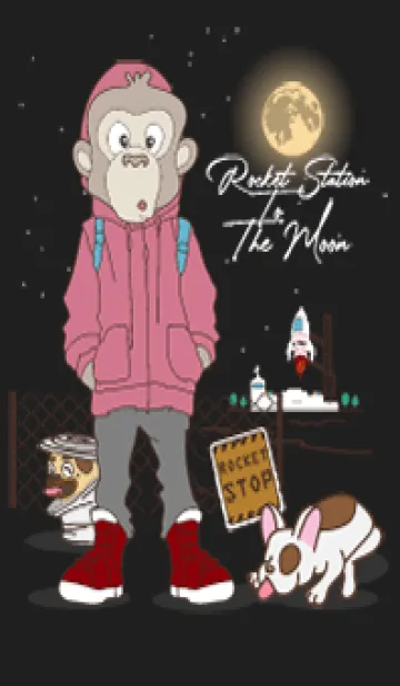 [LINE着せ替え] Rocket Station To The Moonの画像1