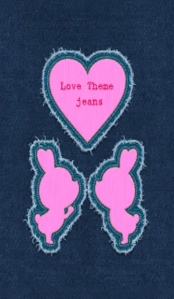 [LINE着せ替え] Love Theme - jeans 44の画像1