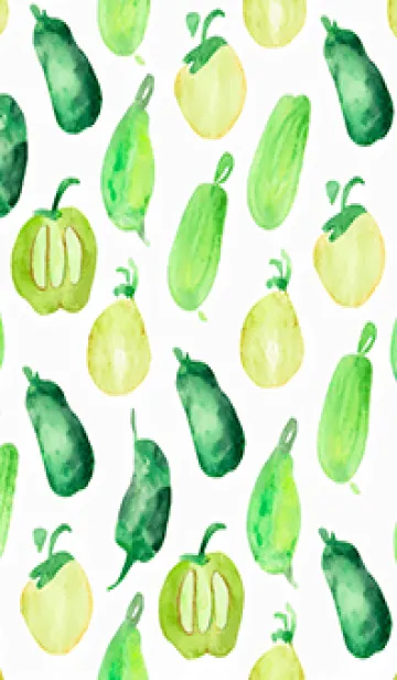 [LINE着せ替え] 【シンプル】お野菜の着せかえ#85の画像1