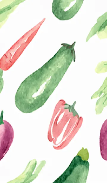 [LINE着せ替え] 【シンプル】お野菜の着せかえ#86の画像1