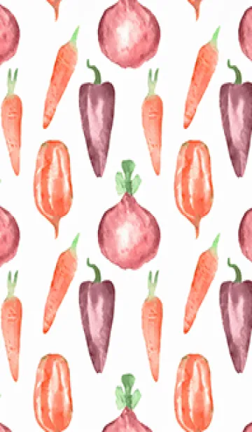 [LINE着せ替え] 【シンプル】お野菜の着せかえ#87の画像1