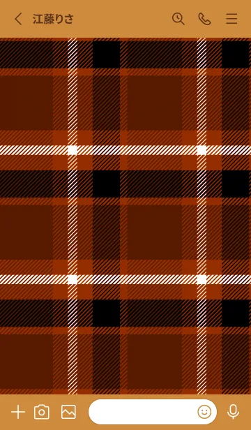 [LINE着せ替え] チェック ハート /2の画像2