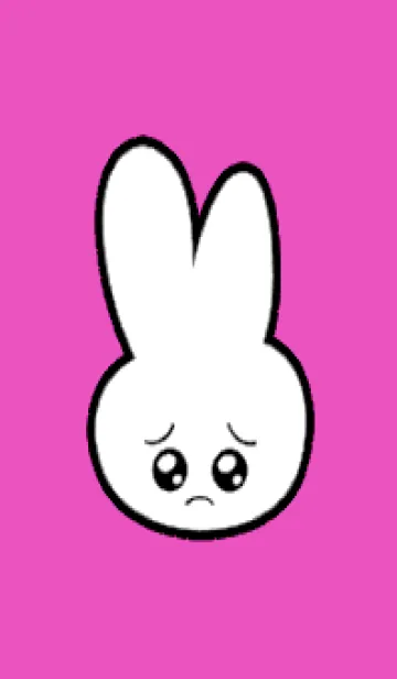 [LINE着せ替え] ぴえん うさぎ 198の画像1