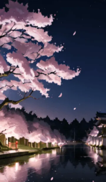 [LINE着せ替え] 桜花爛漫 #DKIaW018。の画像1