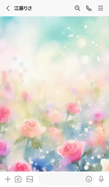 [LINE着せ替え] 薔薇(バラ)の花の着せかえ(R3227)の画像2