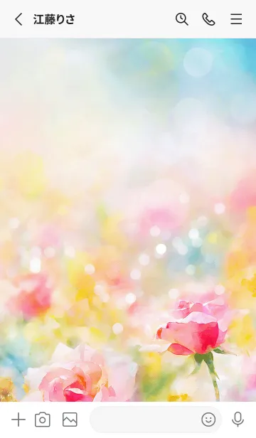 [LINE着せ替え] 薔薇(バラ)の花の着せかえ(R3232)の画像2