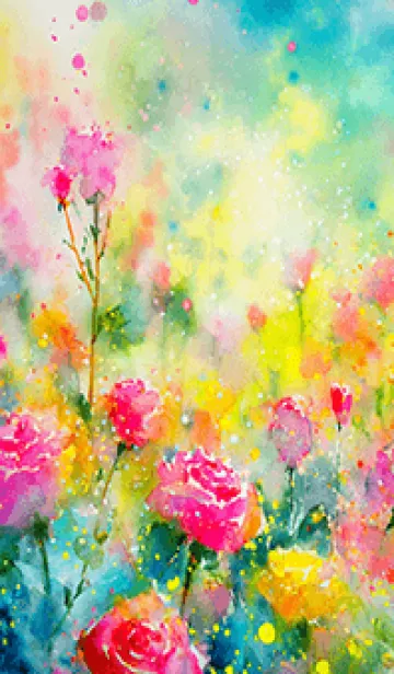 [LINE着せ替え] 薔薇(バラ)の花の着せかえ(R3233)の画像1