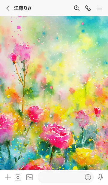 [LINE着せ替え] 薔薇(バラ)の花の着せかえ(R3233)の画像2