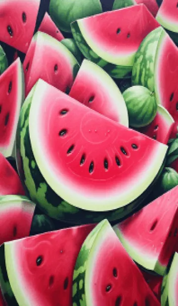 [LINE着せ替え] Watermelon fruits theme (JP)の画像1