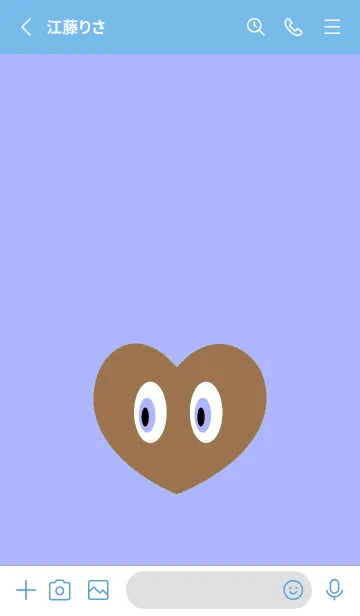 [LINE着せ替え] アイ ハート 99の画像2