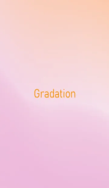 [LINE着せ替え] gradation-ORANGE&PINK41の画像1