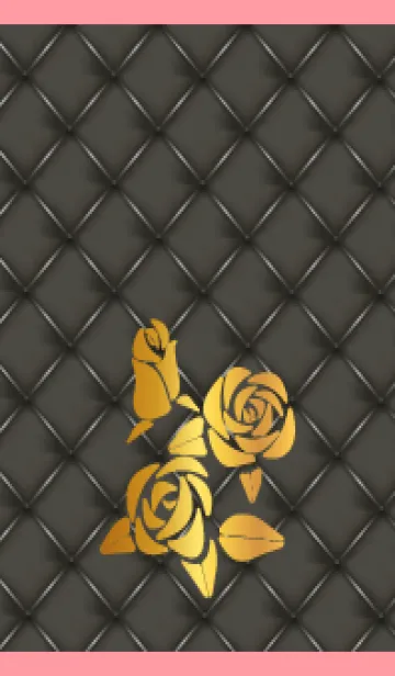 [LINE着せ替え] 金の薔薇 薄いピンクの画像1