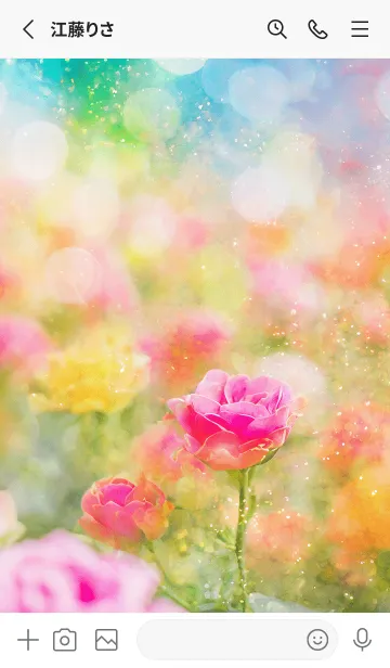 [LINE着せ替え] 薔薇(バラ)の花の着せかえ(R3248)の画像2