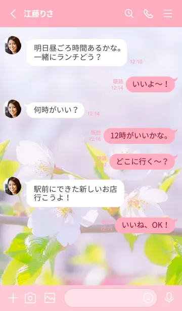 [LINE着せ替え] Sakura Photo 164 Not AIの画像3