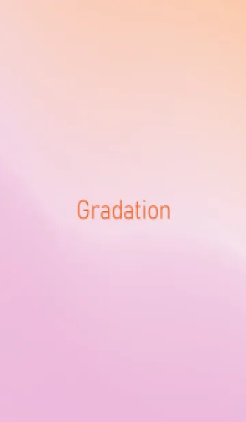 [LINE着せ替え] gradation-ORANGE&PINK42の画像1