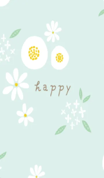 [LINE着せ替え] 大人可愛い白い花18の画像1