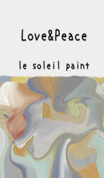 [LINE着せ替え] 油絵アート【le soleil paint 722】の画像1