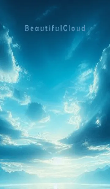 [LINE着せ替え] Beautiful Cloud-SKYBLUE 2の画像1