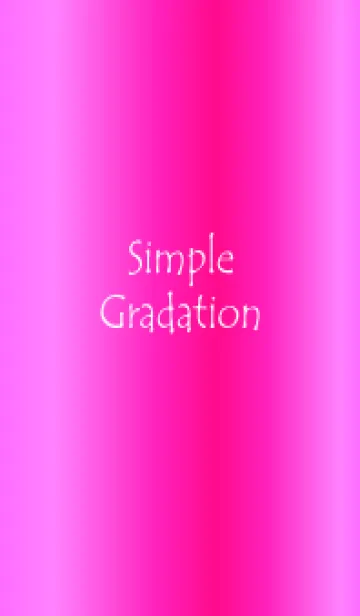 [LINE着せ替え] Simple Gradation -GlossyPink 35-の画像1