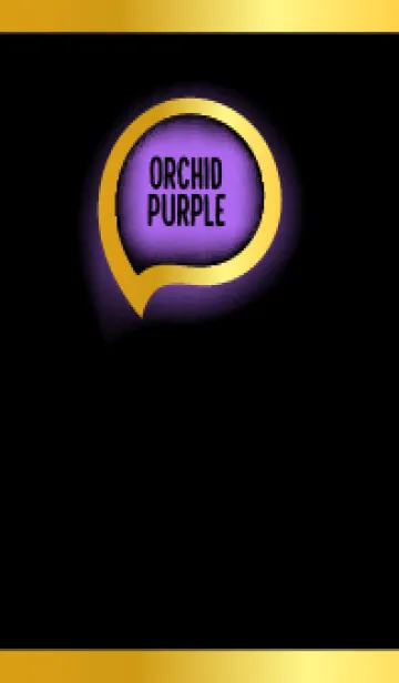 [LINE着せ替え] Orchid Purple Gold Black Theme V1 (JP)の画像1