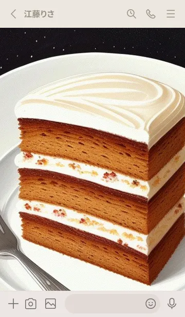 [LINE着せ替え] 癒しのケーキ～ tJoXXの画像2