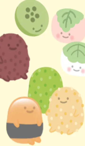 [LINE着せ替え] おもちオールスターズの画像1