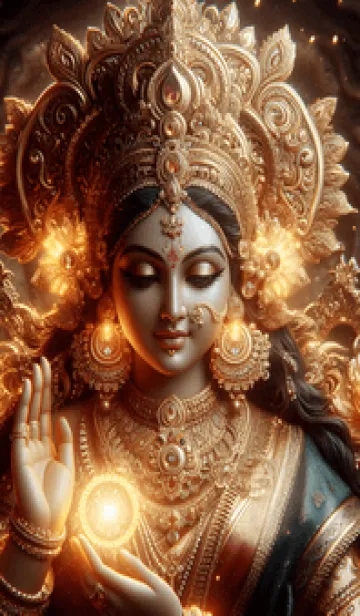 [LINE着せ替え] ラクシュミは人生をより良くする 17の画像1