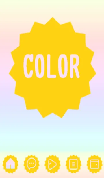 [LINE着せ替え] red color rainbow M10の画像1