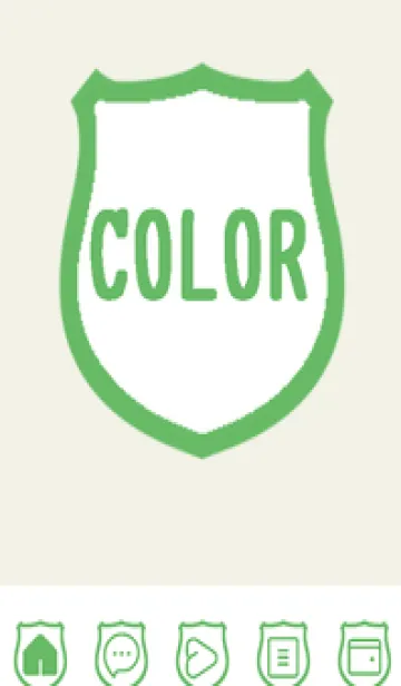 green color V101の着せ替えメイン画像