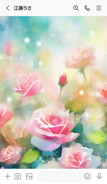 [LINE着せ替え] 薔薇(バラ)の花の着せかえ(R3268)の画像2