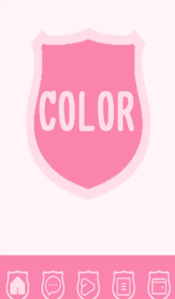 [LINE着せ替え] pink color V51の画像1