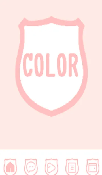 [LINE着せ替え] pink color V52の画像1