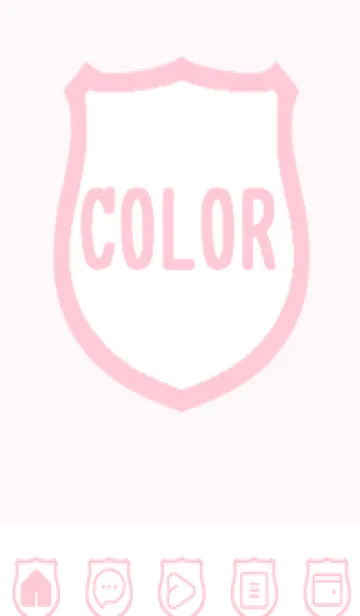 [LINE着せ替え] pink color V54の画像1