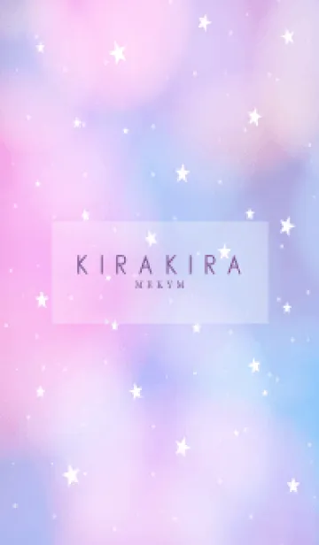 [LINE着せ替え] YUMEKAWAII - KIRAKIRA STAR PURPLE 11の画像1