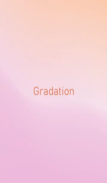 [LINE着せ替え] gradation-ORANGE&PINK43の画像1