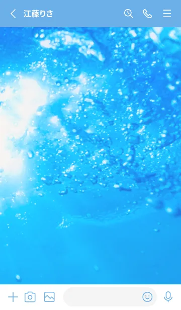 [LINE着せ替え] Underwater Photo 6 Not AIの画像2