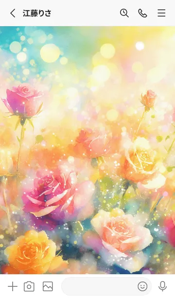 [LINE着せ替え] 薔薇(バラ)の花の着せかえ(R3264)の画像2