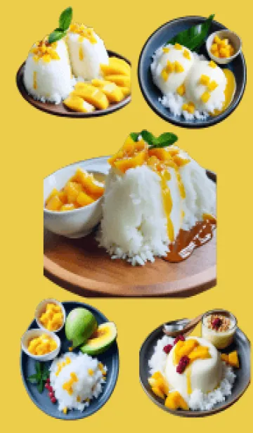 [LINE着せ替え] Mango Sticky Rice v.1 (JP)の画像1