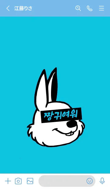 [LINE着せ替え] KOREA RABBIT THEME 146の画像2