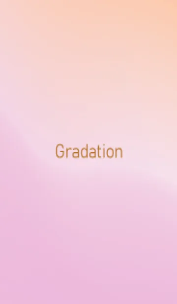 [LINE着せ替え] gradation-ORANGE&PINK44の画像1