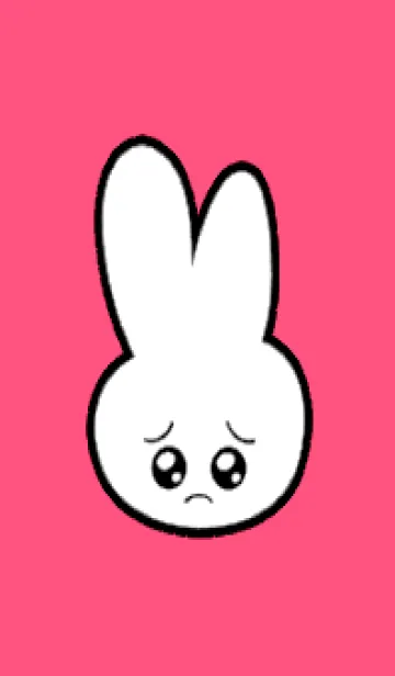 [LINE着せ替え] ぴえん うさぎ 199の画像1