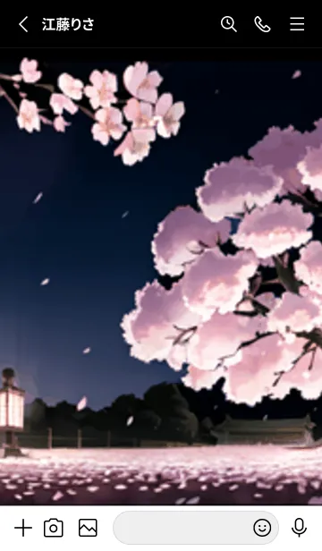 [LINE着せ替え] 桜花爛漫 #DNHH13。の画像2