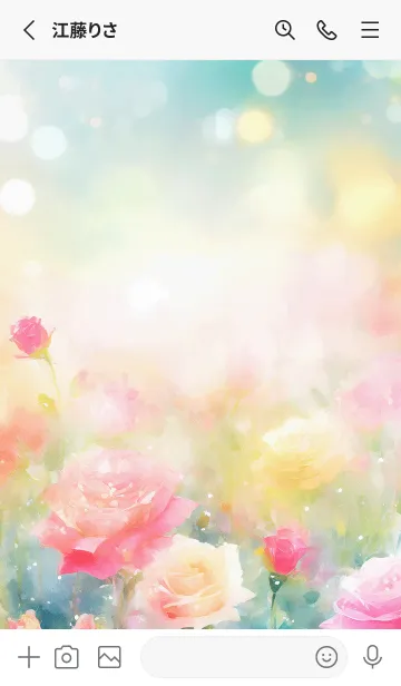 [LINE着せ替え] 薔薇(バラ)の花の着せかえ(R3281)の画像2