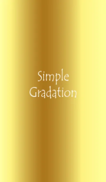 [LINE着せ替え] Simple Gradation -GOLD 19-の画像1